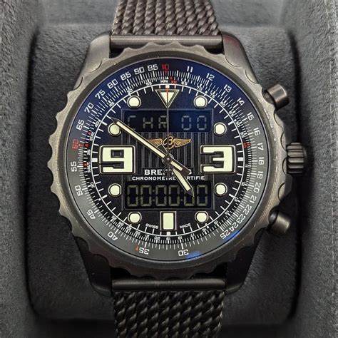 breitling chronospace blacksteel replica